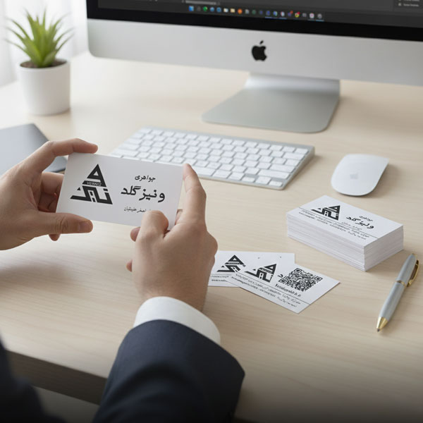 تصویر کارت ویزیت تبلیغی هوم پیج ونیز