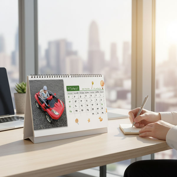 تصویر تقویم رومیزی تبلیغی هوم 1