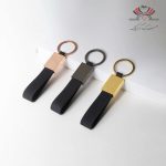 جاکلیدی چرمی مینیمال با اتصال فلزی – کد HKey-926