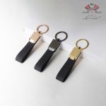 جاکلیدی چرمی مینیمال با اتصال فلزی – کد HKey-927